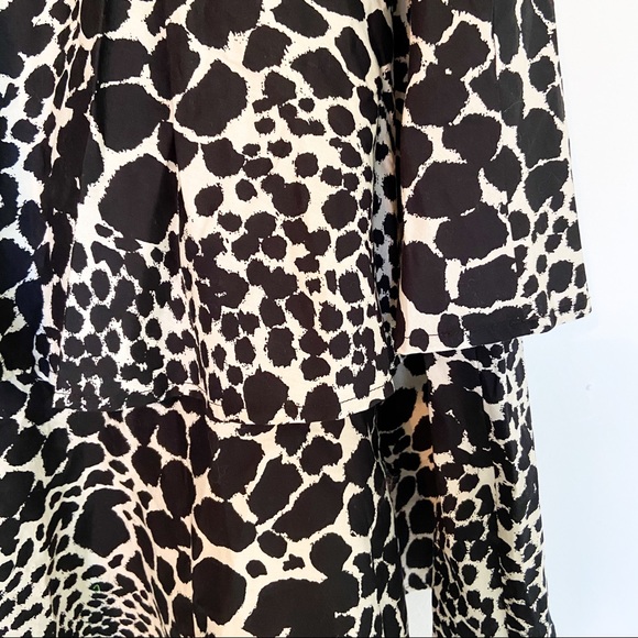 Who What Wear Leopard Print Ruffled Midi Skirt - Picture 6 of 9